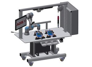 AGS: Mobiler Montageplatz mit kollaborierendem Roboter