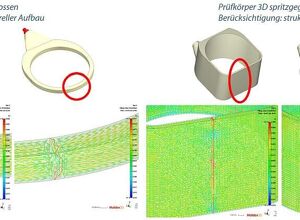 KUZ: Faserorientierung an Bindenähten