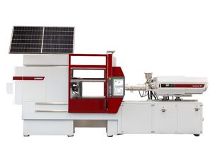 Wittmann Battenfeld: Solarstromspeicher speist elektrische Spritzgießmaschine