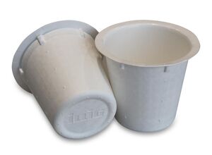 Illig: Laminierte Molkereibecher aus Pulpe