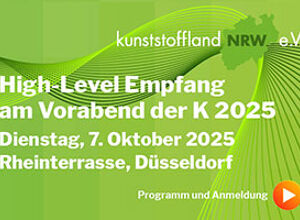Kunststoffland NRW: High-Level Empfang und Dialog mit der Politik am Vorabend der K 2025