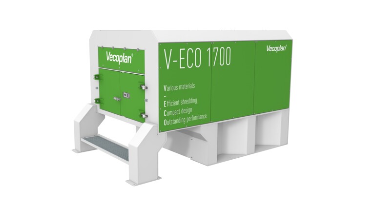 V-ECO 1700 - Die ökonomische Lösung zur Kunststoffaufbereitung (Foto: Vecoplan)