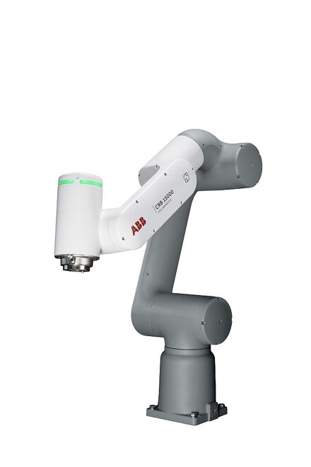 Der kollaborative Roboter GoFa CRB 15000 verfügt über intelligente Sensoren in allen Gelenken. (Foto: ABB)