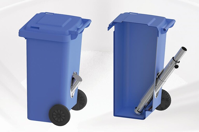 Das Nachrüst-System zur Granulatabsaugung aus Kunststoffbehältern ist einfach zu installieren. (Foto: Siloanlagen Achberg)