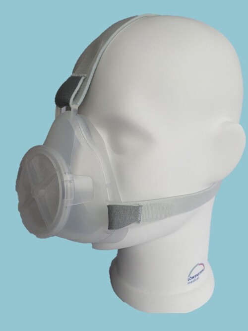 Im Eilverfahren entwickelte Atemschutzmaske. (Foto: Löwenstein Medical)