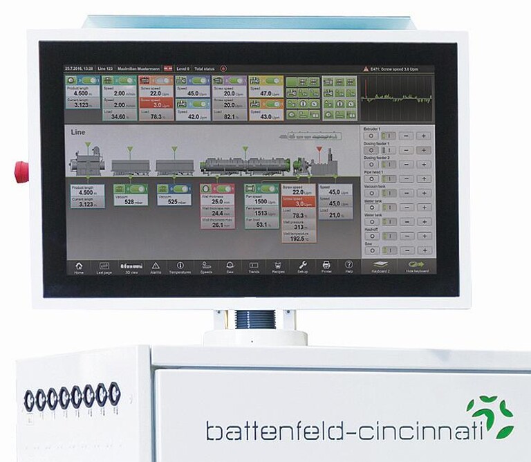 Die neue Steuerung BCtouch UX für Bedienkomfort und Industrie 4.0-Anwendungen. (Foto: Battenfeld-Cincinnati)