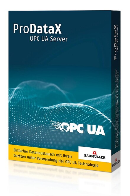 ProDataX und damit die OPC-UA-Serverschnittstelle ermöglicht u. a. die Bereitstellung von Maschinendaten an eigene und externe Systeme. (Abb.: Baumüller)