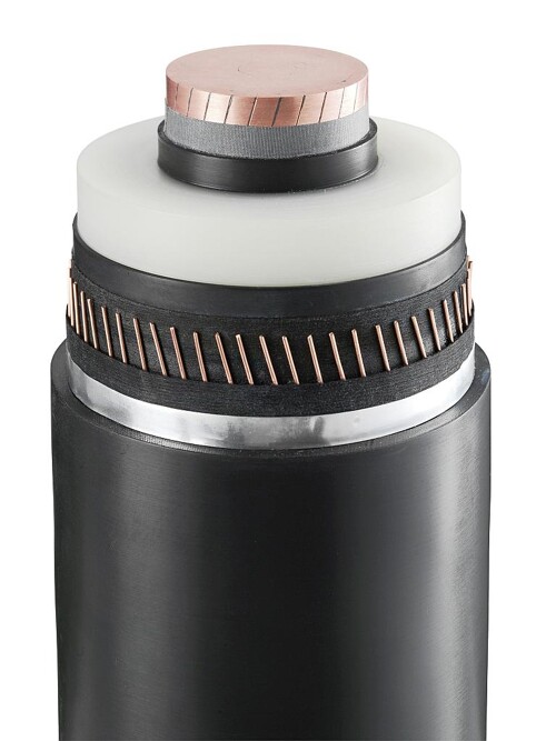 Das neue extrudierte 640-kV-Kabelsystem basiert auf vernetzten PE-Materialien von Borealis. (Foto: Borealis)