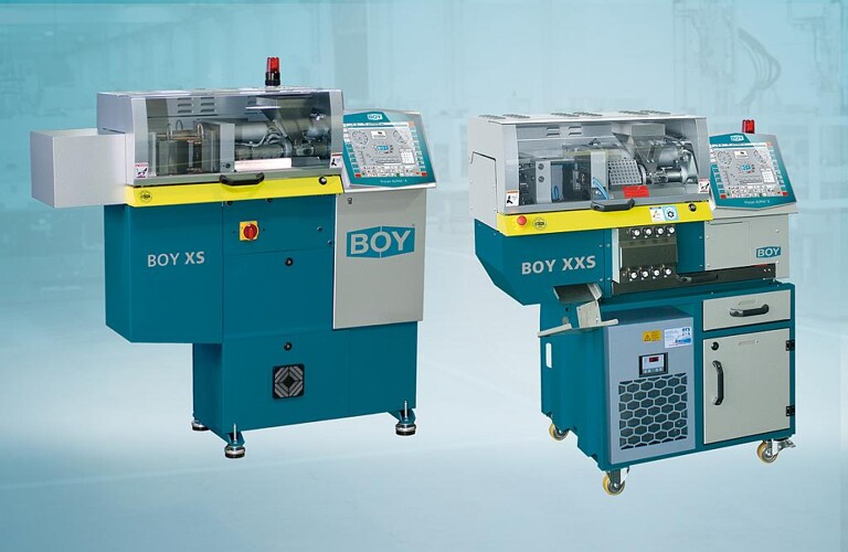 Die Kompakten Spritzgießmaschinen Boy XS und Boy XXS sind künftig mit einem größeren Plastifiziervolumen verfügbar. (Foto: Dr. Boy)