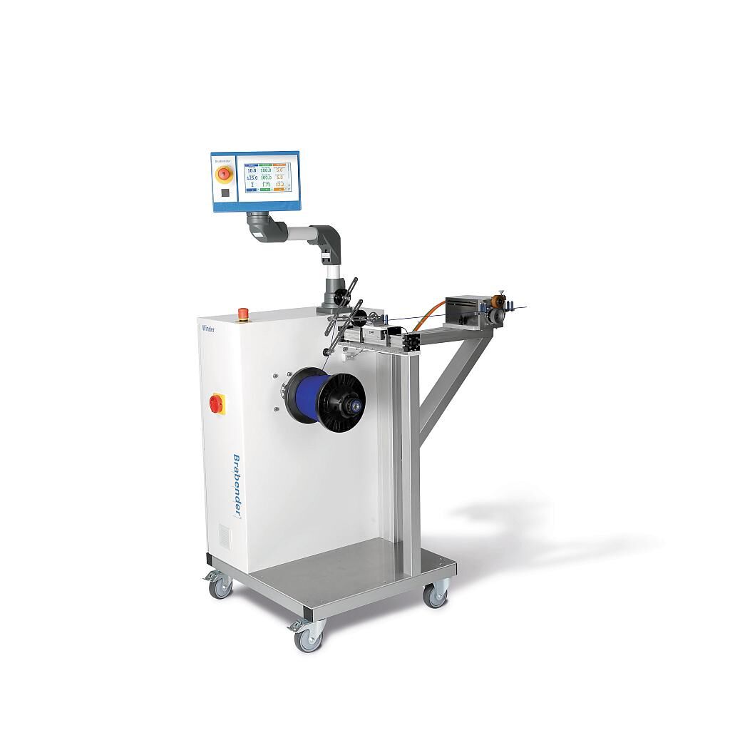 Der Winder hat sich beim Aufwickeln von Filamenten für den 3D-Druck bewährt. (Foto: Brabender)