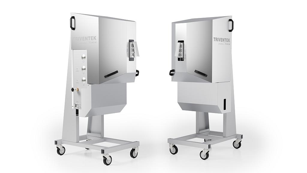 Die Pelletizer der PE-Serie bieten Produktionskapazitäten von 50 bis 80 kg/h. (Foto: Cold Jet)