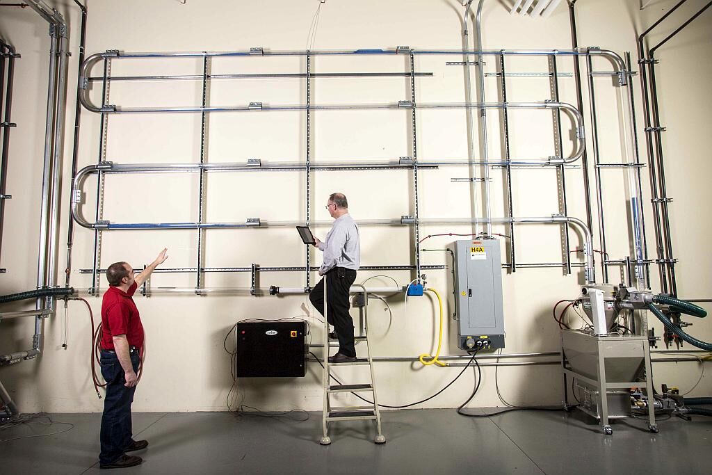 Diese R-Pro-Testanlage ist im Conair Technical Center installiert. (Foto: Conair)