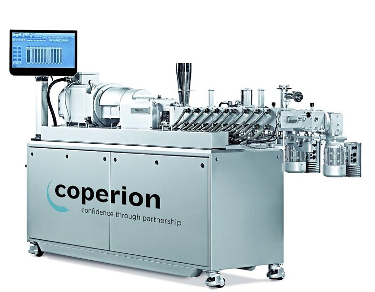 Die neue Labor-Extrusionsanlage wird Polyone künftig insbesondere für die Entwicklung von Polyamid-Compounds nutzen. (Foto: Coperion)