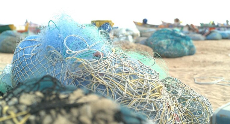 Basis für das Rcyclingmaterial PA 6 Akulon RePurposed sind ausgediente Fischernetze. (Foto: DSM)