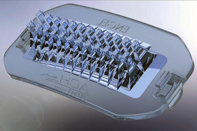 Mit ihrer komplexen Struktur stellen die LED-Linsen aus Silikon hohe Anforderungen an den Spritzgießprozess. (Foto: ACH-Solution)