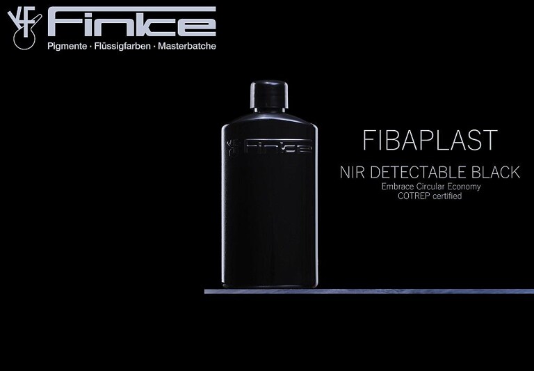 Fibaplast NIR detectable Black Masterbatche sind rußfrei und machen Verpackungen fit für die NIR-Sortierung. (Foto: Finke)