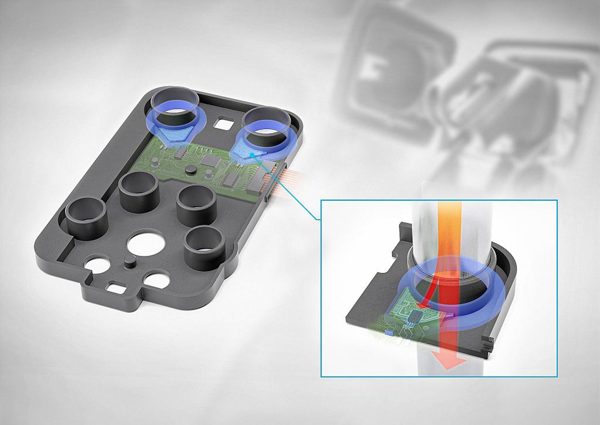 Das neue Silikonmaterial kommt bspw. für eine Ladesteckerdichtung zum Einsatz. (Abb.: Freudenberg Sealing Technologies)
