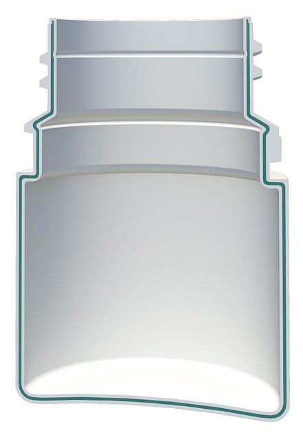 Duma Twist-Off Protect ist der erste spritzgeblasene Multilayer-Kunststoffbehälter. (Abb.: Gerresheimer)