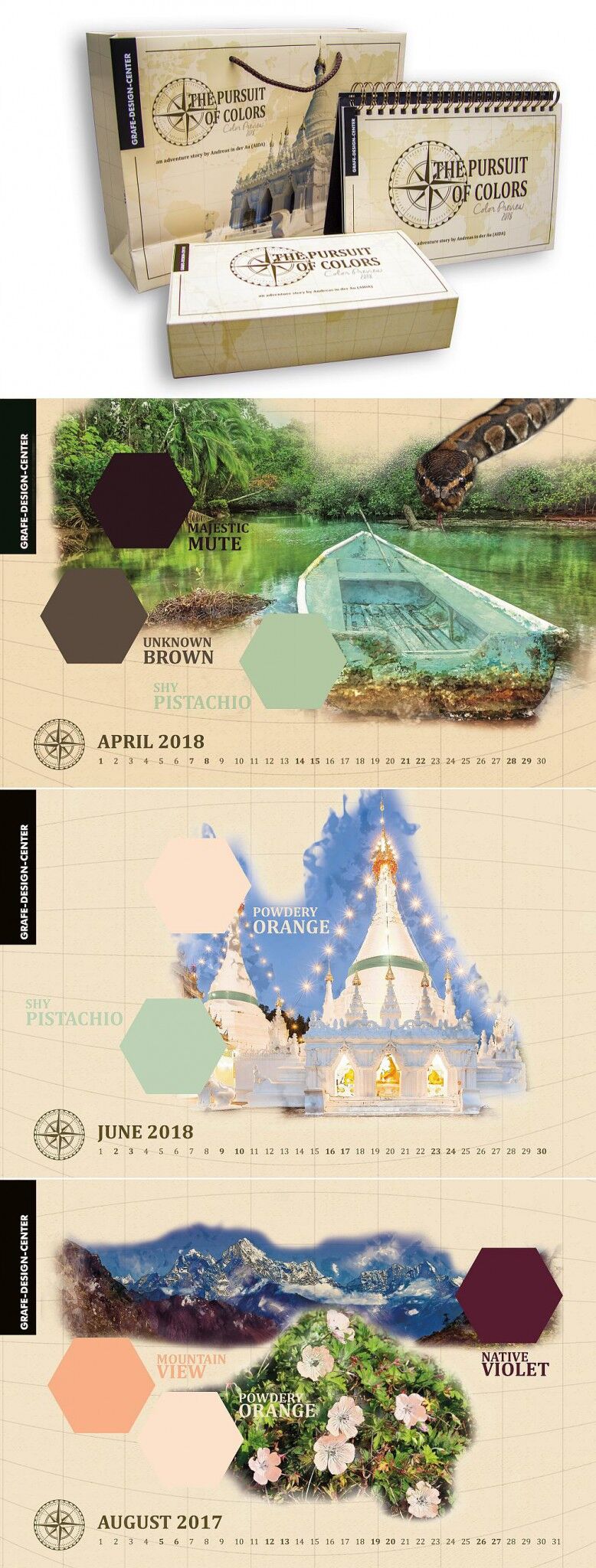 Die Trendfarben 2018 hat Grafe unter das Motto „The Pursuit of Colors“ gestellt. (Fotos: Grafe)