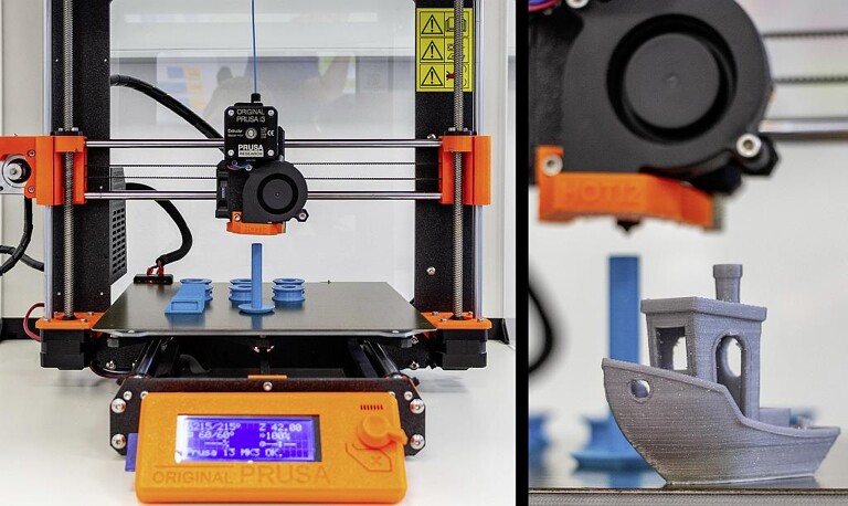Für die Farbentwicklung betreibt Grafe im Technikum einen 3D-Drucker. (Foto: Grafe)