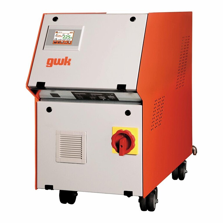 Das neue Hochtemperaturgerät Teco cs 230t 9 ist für den Betrieb mit Wasser als Umlaufmedium konzipiert und kann bis 225 °C eingesetzt werden. (Foto: GWK)