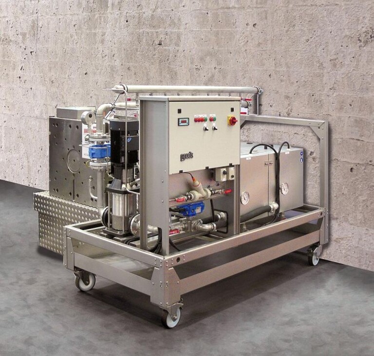 Die Temperierkanalreinigung Moldclean mc 1 steht in zwei Varianten mit neuen optionalen Erweiterungen zur Verfügung. (Foto: GWK)