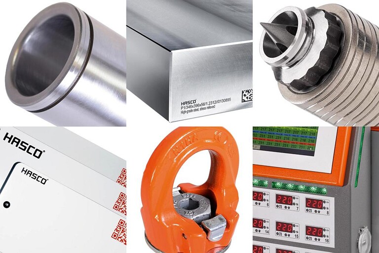 Highlights aus seinem umfangreichen Produktportfolio für den Werkzeug- und Formenbau zeigt Hasco auf der Moulding Expo. (Fotos: Hasco)