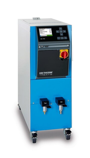 Das Wasseraufbereitungsgerät HB-Therm Treat-5 speist Temperiergeräte mit aufbereitetem Systemwasser. (Foto: HB Therm)