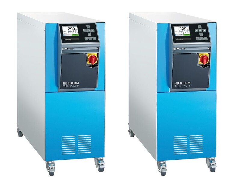 HB-Therm stellt zwei neue Hochtemperatur-Geräte für Wasser bis 200 °C (l.) und bis 230 °C (r.) aus der Serie Thermo-5 vor. (Foto: HB-Therm)