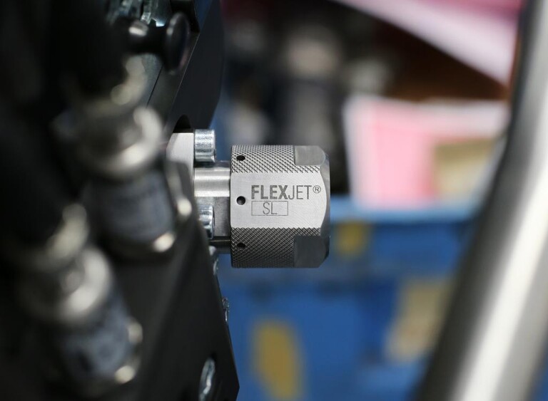Federbelastete Variante der Gleichdruckdüse Flexjet SL. (Foto: Hennecke)