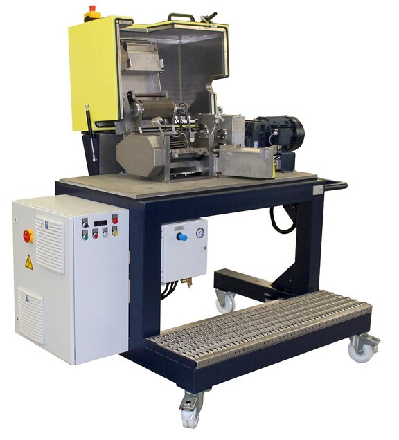 Stranggranulator ips-SG 220/2-D mit Direktantrieb des Schneidrotors. (Foto: IPS)