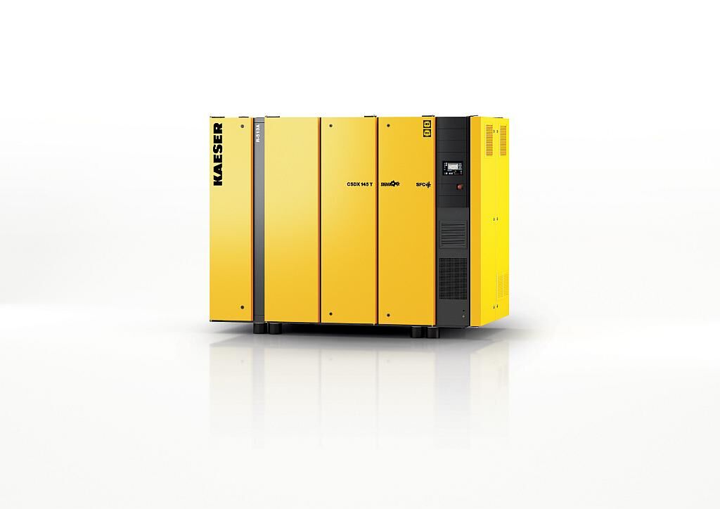 Die Schraubenkompressoren CSD und CSDX bieten eine verbesserte Energieeffizienz. (Foto: Kaeser)