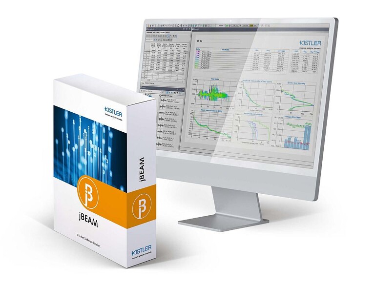 Die Software jBeam ist plattformunabhängig und bietet sowohl universelle als auch anwenderspezifische Möglichkeiten zur Analyse und Visualisierung von Messdaten. (Foto: Kistler)