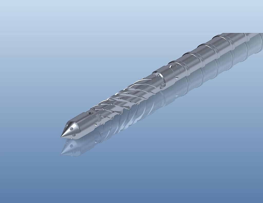 Die neue HPS-Physical Foaming-Schnecke ist vielseitig einsetzbar. (Foto: KraussMaffei)