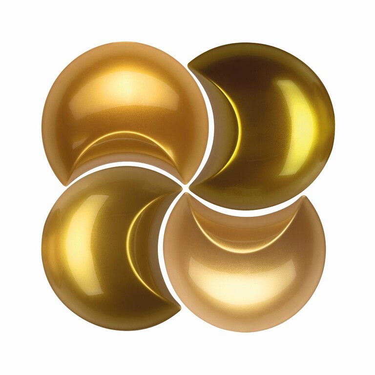 Die neuen Brillantgold-Effekt-Masterbatches lassen Kunststoff wie pures Gold erscheinen. (Foto: Lifocolor)