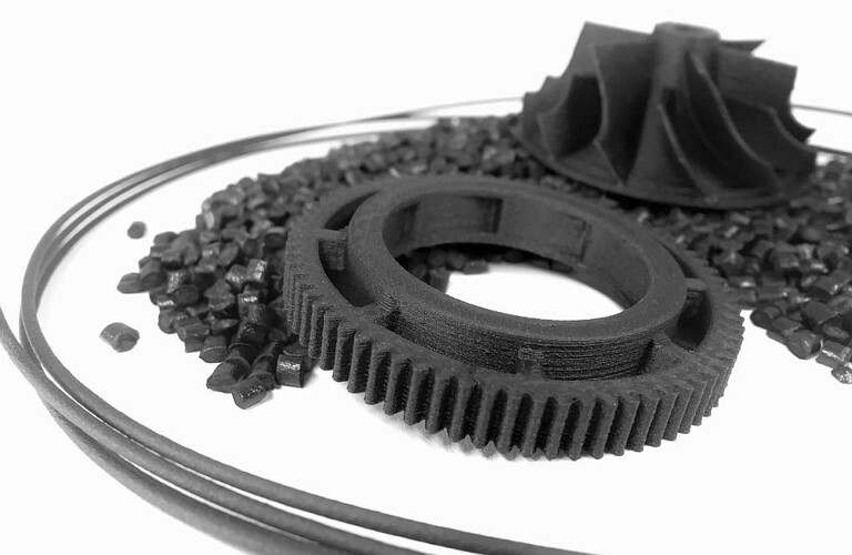 Die neue Produktlinie Luvocom 3F ist für extrusionsbasierte 3D-Druckverfahren geeignet. (Foto: Lehvoss)