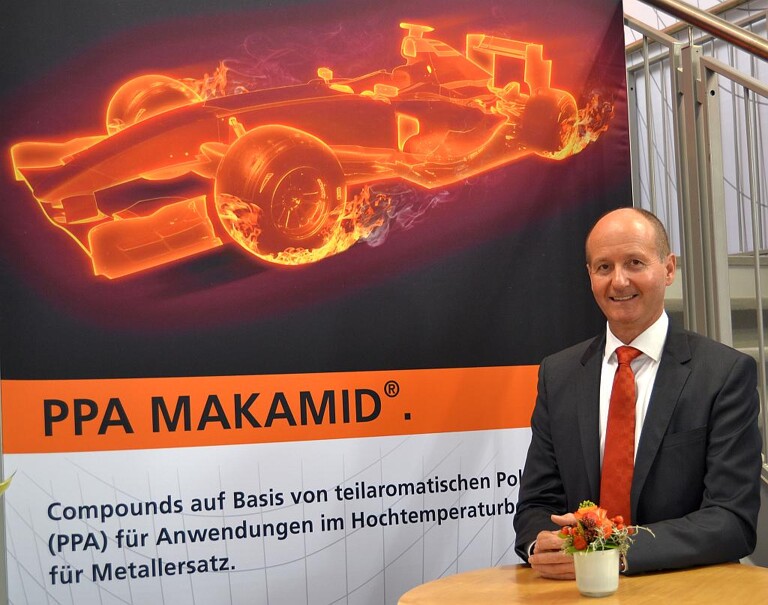 Geschäftsführer Thomas Maurer sieht sein Unternehmen als kompetenter Partner bei der Entwicklung von technischen Compounds bis hin zum fertigen Kunststoffteil. (Foto: K-AKTUELL)