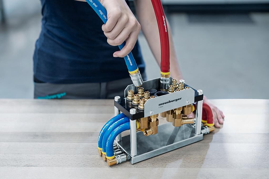 Die Multikupplung ist eine geeignete Lösung bei häufigem Werkzeugwechsel. (Foto: Meusburger)