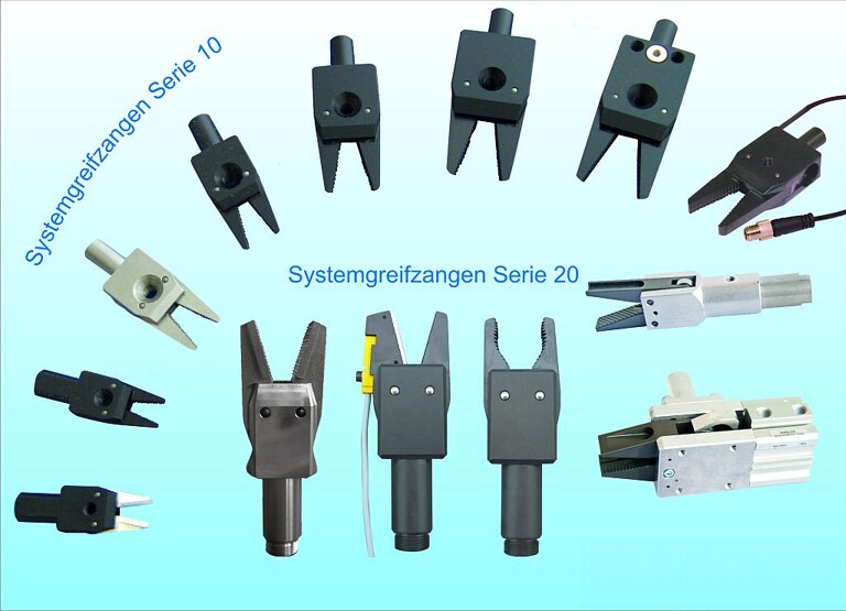 Von der weltweit kleinsten Systemgreifzange Micro bis zur Kraftgreifzange Herkules reicht das Produktspektrum von MF Automation. (Foto: MF Automation)