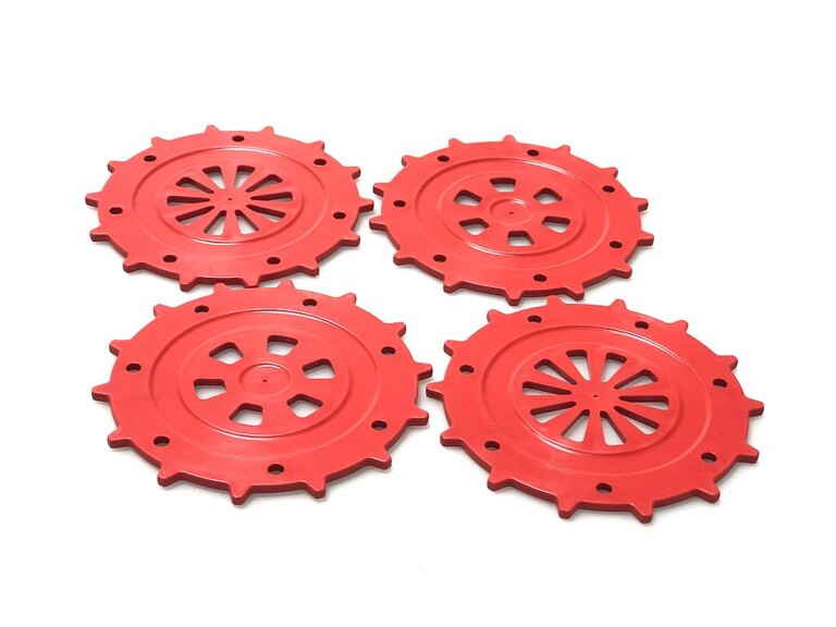 Premiere für adaptive Echtzeit-Prozesssteuerung: Mit einem 2+2fach-Werkzeug fertigt Milacron ein technisches Teil mit einer Zykluszeit von ca. 15 s unter Einsatz der Imflux-Technologie. (Foto: Milacron)