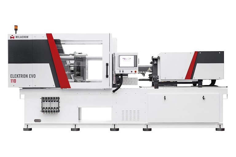 Die Imflux-Technologie feiert ihre Europa-Premiere auf einer vollelektrischen Spritzgießmaschine Elektron Evo 155. (Foto: Milacron)