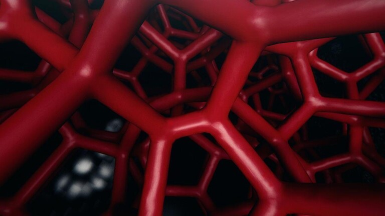 Die 3D-gedruckte Gitterstruktur bestimmt die Härte der Komfortschicht. (Foto: Porsche)