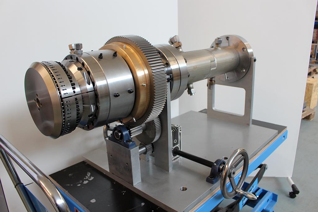 Kühlmischer P1 mit Ringdüse Q1 für die Herstellung von Leichtschaumfolien. (Foto: Promix)