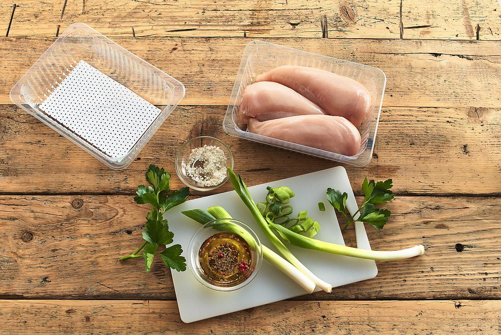 Die neue Mono-MAP-Schale Padless Pro mit Brustfilet. (Foto: Pro-Pac)