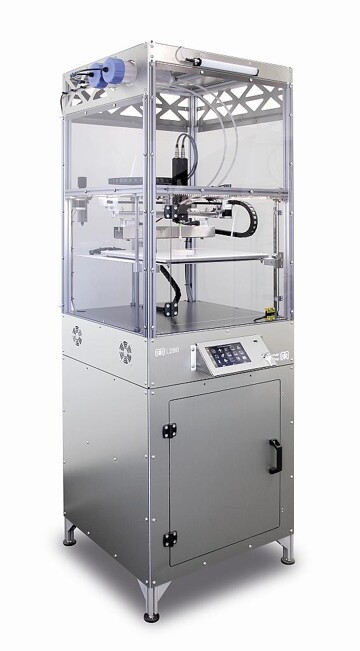 Der L280 ist der erste serienreife 3D-Drucker für LSR. (Foto: German RepRap)