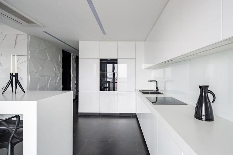 Plexiglas proTerra weiß ist als Material für schönes Raumdesign geeignet. (Foto: shutterstock – Dariusz Jarzabek)