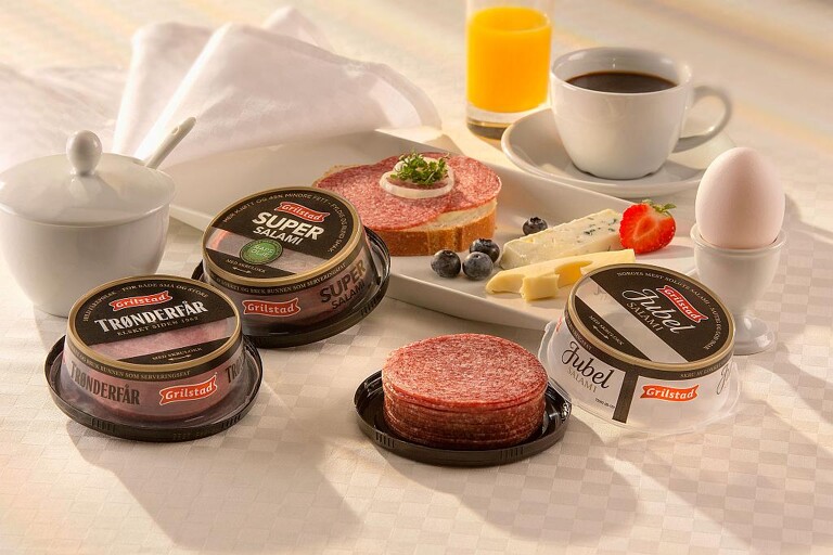 Der Superlock-Becher für Salamischeiben entspringt den Ergebnissen einer norwegischen Marktstudie. (Foto: RCP Superfos)