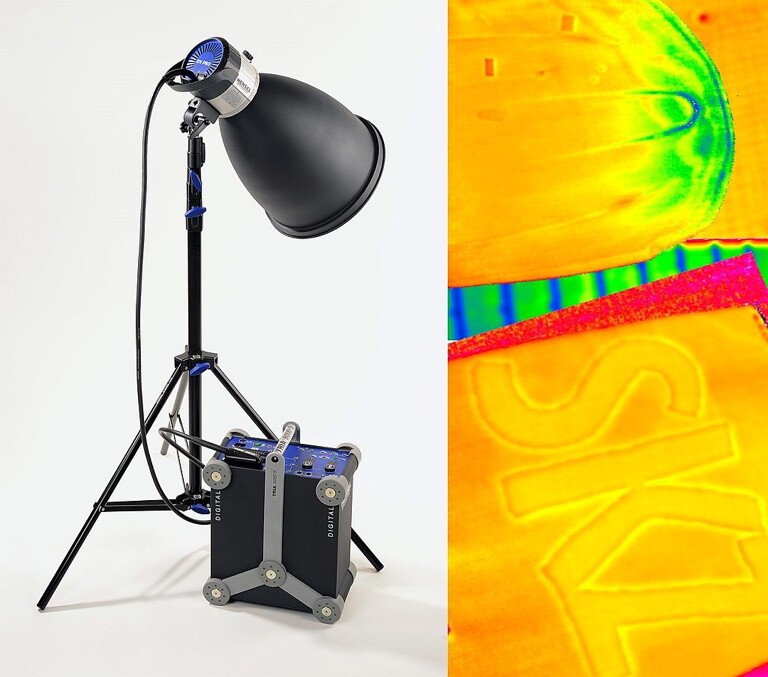 Mit der Mehrfach-Puls-Thermografie wird eine schonendere Prüfung von Bauteilen möglich. (Foto: SKZ)