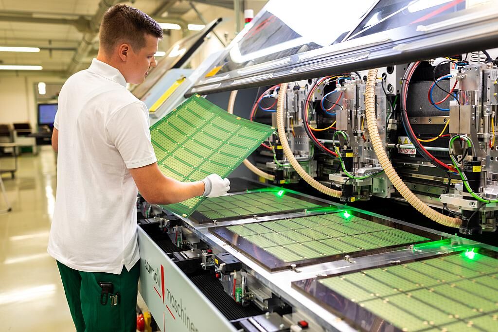 Leiterplattenfertigung bei KSG in Gornsdorf. (Foto: David Prinzer/KSG GmbH) 