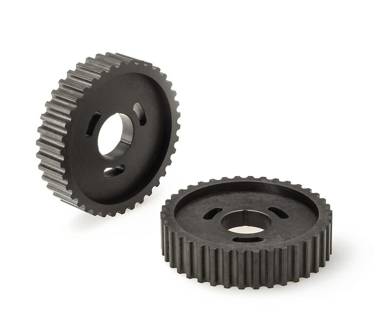 Beim Nockenwellenrad für das Polimotor 2-Projekt substituiert PAI die herkömmliche Metallkonstruktion. (Foto: Solvay Specialty Polymers)